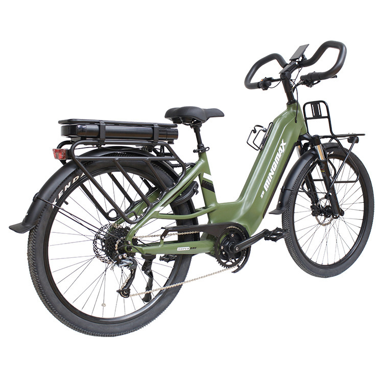 Electric Power-Assisted Bicycle with Dual Batteries for Travel and Outings, 27.5inch Mountain Off-Road Variable-Speed Electric Bike