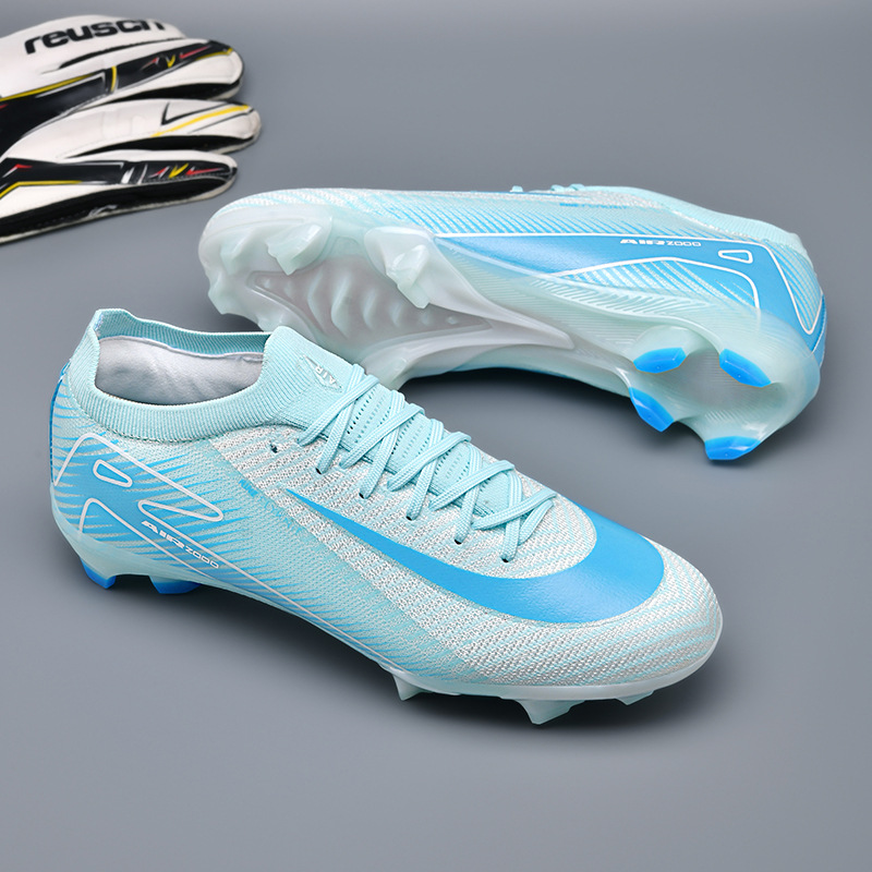 Botas de fútbol transfronterizas, nuevos zapatos deportivos de competición de corte bajo para niños y niñas, zapatos de entrenamiento de césped para estudiantes al por mayor