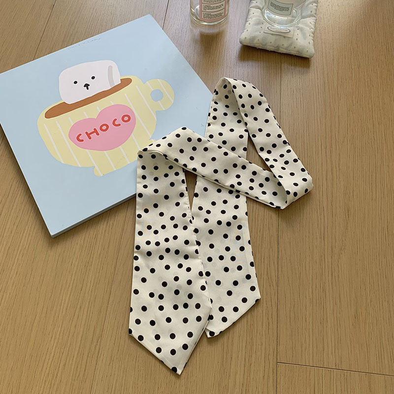 Bufandas de seda para mujeres con camisas de cuello de corbata de nuevo leopardo bufandas de seda largas cinta de cabello