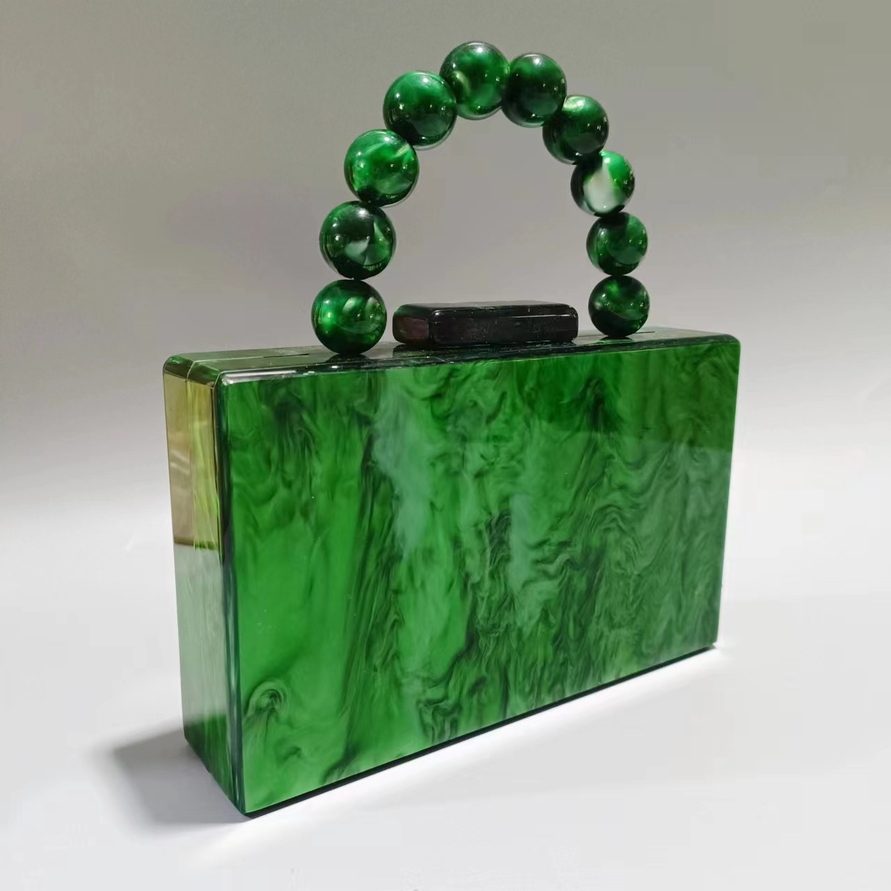 Acrylic Material Arylic Color Block Evening Bags