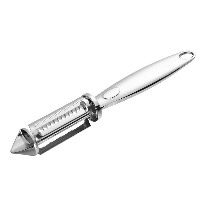 多機能皮むきナイフ、皮むき器、おろし金、ステンレス製家庭用ダブルヘッド皮むき器、亜鉛合金フルーツピーラー|undefined