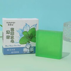 【シミシ】薄荷露水石鹸 手作りエッセンシャルオイル石鹸 手作り石鹸 洗浄・保湿