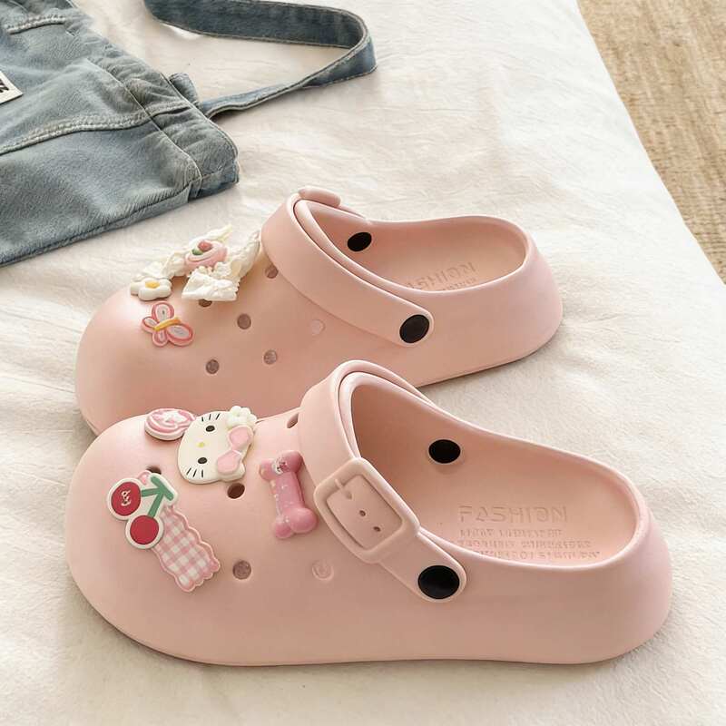 【Ins Style Versatile】Birkenstock Shoes for Women, Fashionable and Lightweight, Spring/Summer Beach Slip-On Clogs, Eva Perforated Shoes 【Ins Style Versatile】Birkenstock Shoes for Women, Fashionable and Lightweight, Spring/Summer Beach Slip-On Clogs, Eva Perforated Shoes