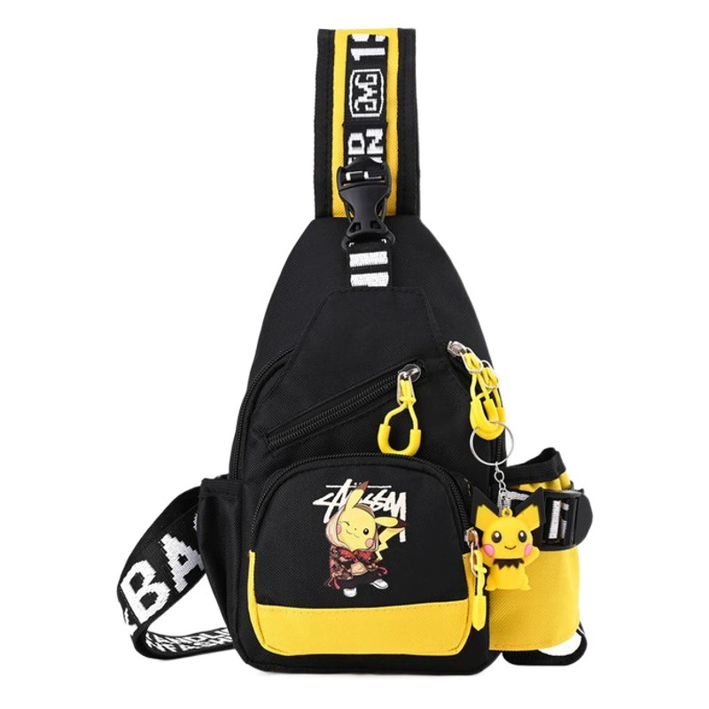 2024 новая детская сумка милый прилив фанатский нагрудный мешок мальчик смеется на одном плече косой рюкзак на открытом воздухе кошелек трансграничный