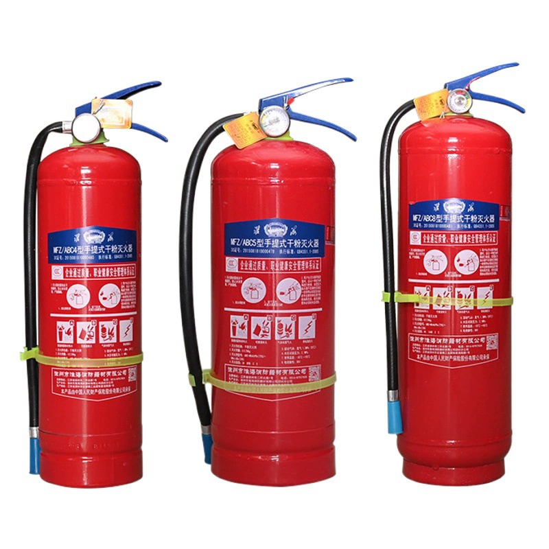 Новый огнетушитель порошковый сухого действия по национальному стандарту для использования на заводах и складах, 5 кг, 8 кг, коммерческий, 3 кг, 4 кг.