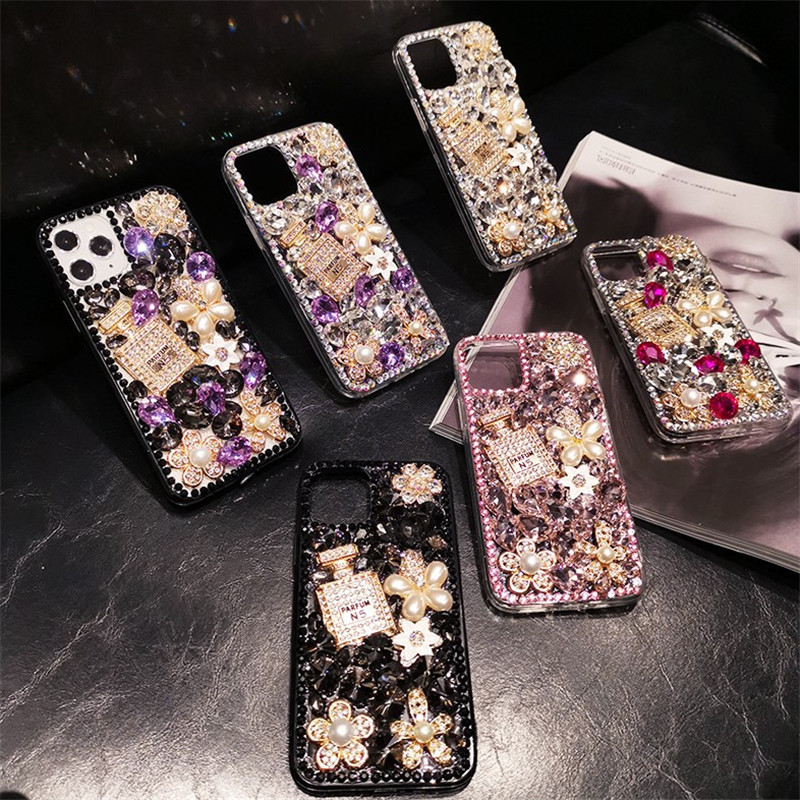 Mobile Phone CASe Anti-fAll TrAnSpArent SuitAble for SAmSung S23 S24 Luxury RhineStone SAmSung A32 A34 Protective Cover