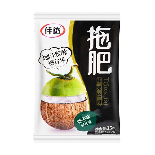 Snacktime Delight Coconut Jelly Pudding Bags - Nostalgic Coconut Jelly with Real Fruit Particles - Internet Popularity Snack - Leisure Food Wholesale