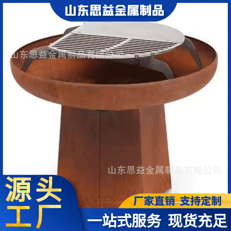 horno de acero resistente a la intemperie para quemar leña, horno de carbón, horno de barbacoa al aire libre, horno de granja interior