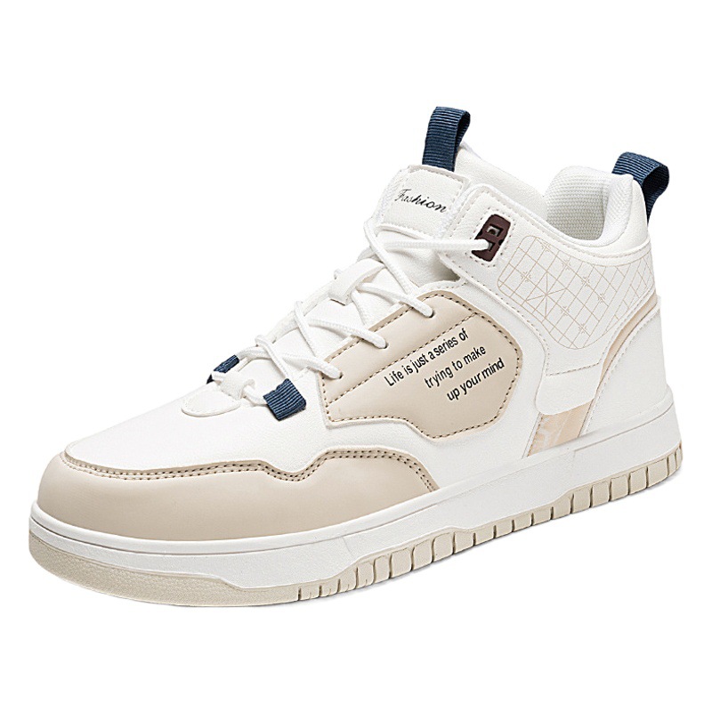 Zapatos altos para hombres 2023 nuevos zapatos de otoño e invierno para hombres zapatos casuales de invierno con forro polar para hombres