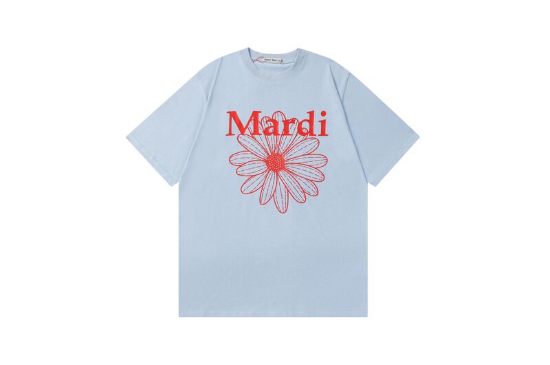 マルディ 小さなデイジー柄 ラウンドネック 半袖 レディースTシャツ ゆったり 着痩せ効果 レタープリント 綿100% トップス プリント半袖Tシャツ|undefined
