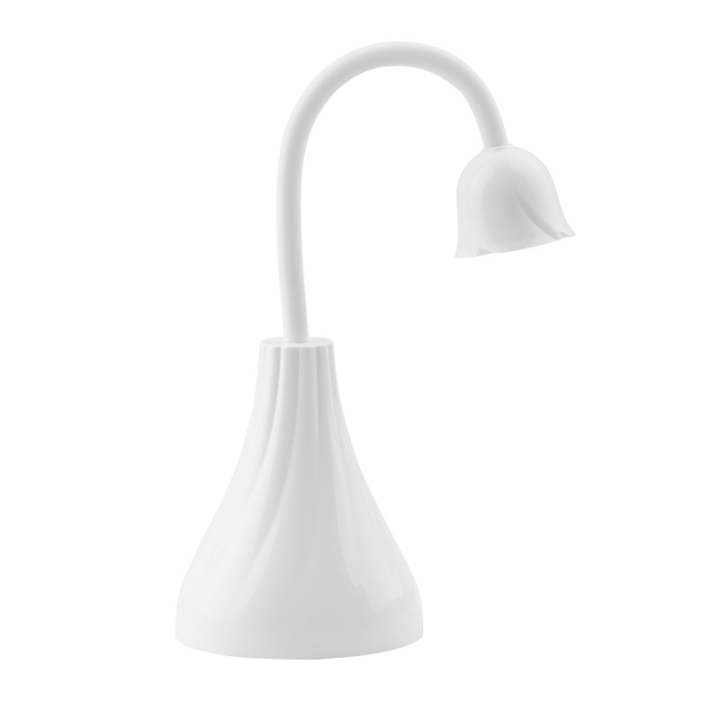 Nuevo estilo japonés recargable Rosa lámpara de uñas Internet celebridad almacenamiento eléctrico blanco Lotus uñas lámpara de hornear para uñas pegatinas