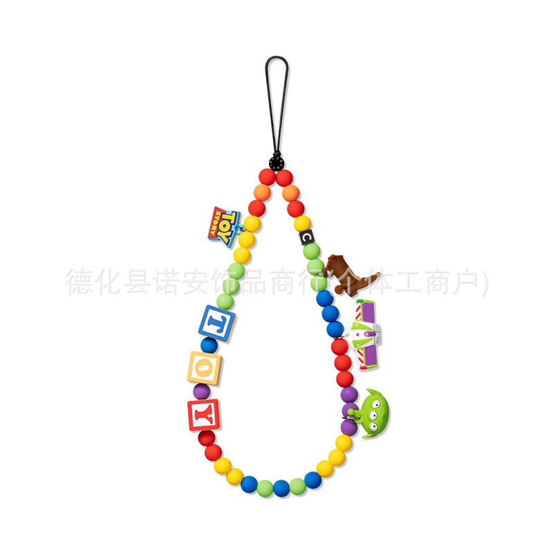 C家新款玩具总动员联名手机链条ccd可爱卡通硅胶手机壳挂件挂绳女|undefined