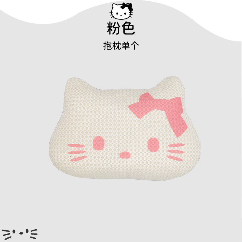 聖泰龍S003暗い子猫漫画車のクッションの背もたれの三人の長い頭が枕を抱いています。|undefined