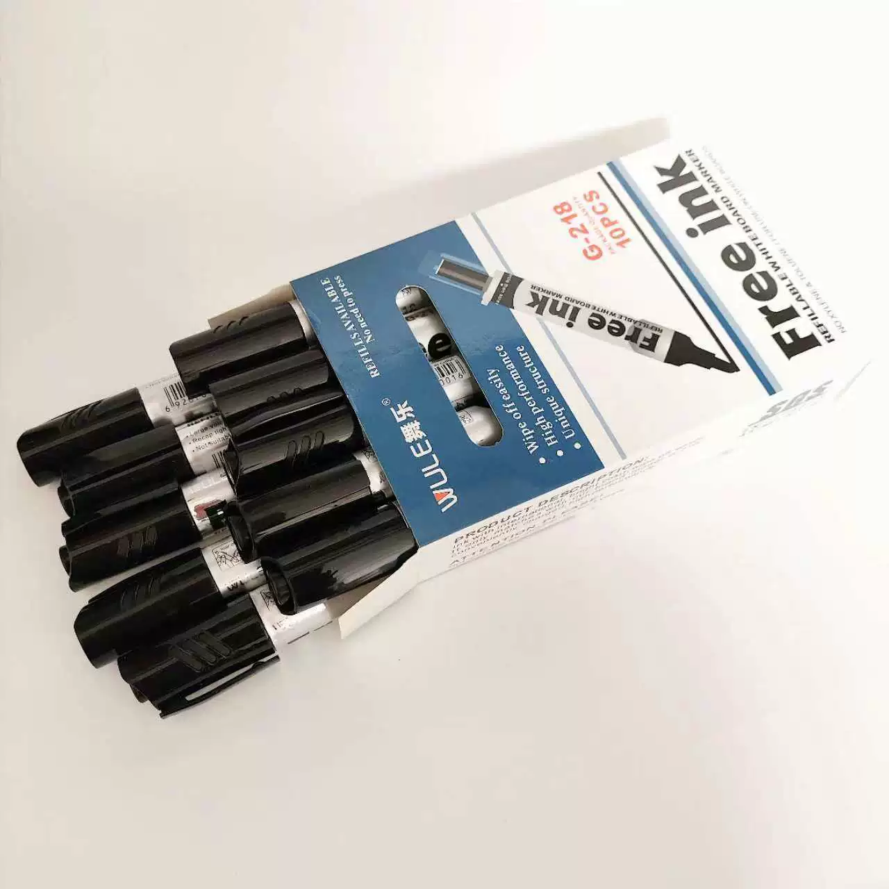 Whiteboard pen for school, erasable pen, teaching whiteboard pen, replaceable ink bag, core erasable pen