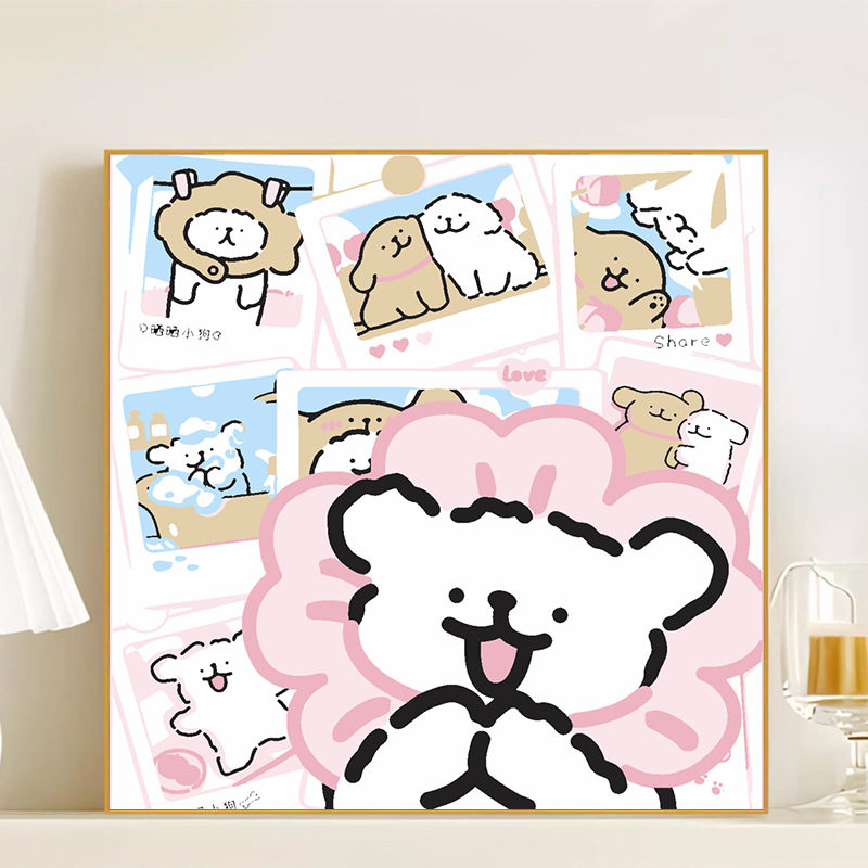 LL248 / 20*20CM（画笔+颜料+绷好内框）
