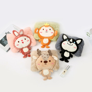 Cartoon plush hot Treasure toy electric heater removable and washable electric hot water bag plush rechargeable explosion-proof electric heater bag