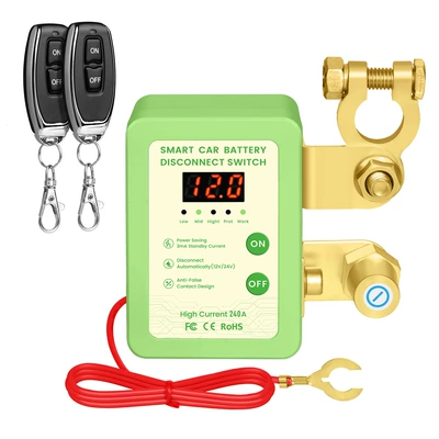 Integrated Anti-Leakage Tailgate Battery – Power supply, ignition system accessories - green-display-model