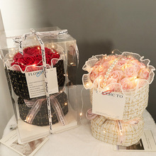 情人节礼物母亲节生日花束教师节老师香皂花玫瑰手工花仿真花礼品