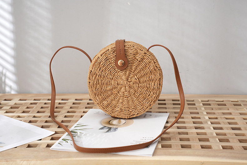 Bamboo Woven Beach Bag 5