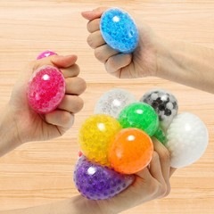 Cross-border Children's Squishy Ball Toy: TPR Hand-Squeeze Water-Absorbing Beads for Stress Relief and Decompression