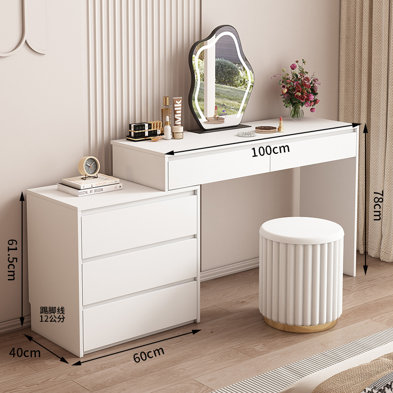 [밀크화이트] 화장대 100개 + 서랍장 60개