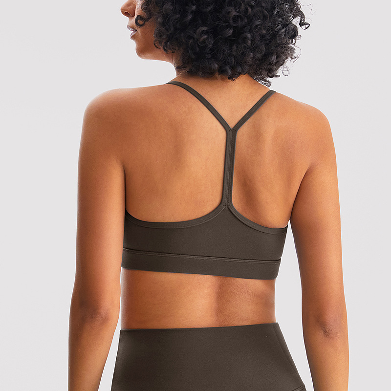 Nulrx nueva ropa de yoga desnudo chaleco pilates deportes ropa interior las mujeres sexy belleza espalda fitness sujetador yoga