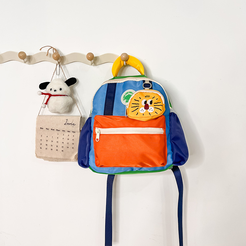 幼儿园书包儿童轻便撞色男童双肩包可爱水果女孩宝宝外出小背包潮|undefined