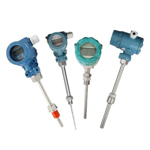 Mpt Integrated Temperature Transmitter Pt100 Local Display Temperature Sensing Rod Contact Temperature Measurement Instrument