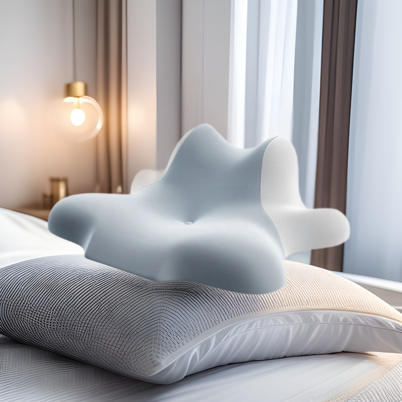 Ice Silk Night Cat Pillow Side Sleeping Mobile Phone Special Pillow Memory Foam Sleeping Pillow Cervical Vertebra Single Sleeping Breathable
