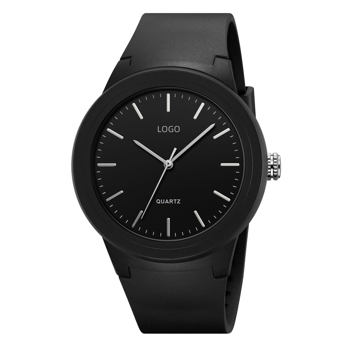 Moda coreana simple reloj blanco para hombres 50 metros reloj de cuarzo impermeable fábrica personalizada profesional image 7
