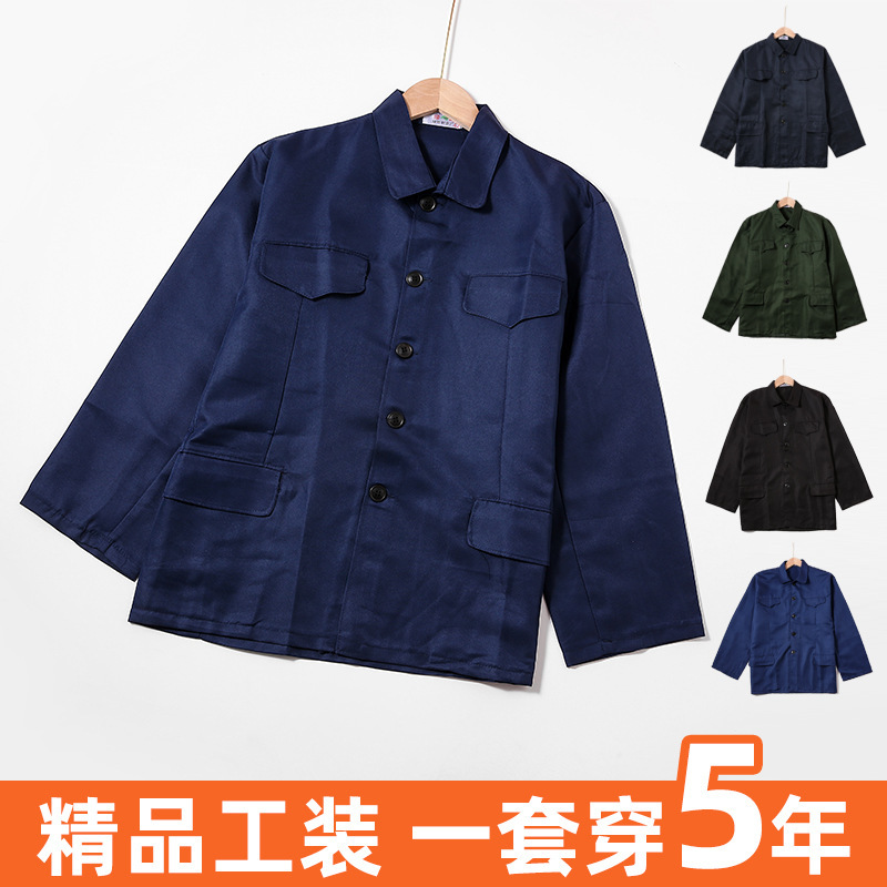 Autumn 2021 Middle-aged and Elderly Men's Jacket Stall Chinese Tunic Suit Work Suit Jacket Grandpa Chinese Style Lapel Chinese Tunic Suit