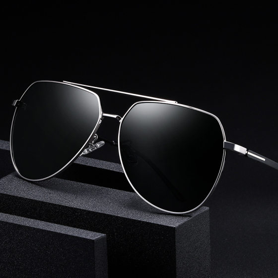 New pilot polarized sunglasses with degrees sun glasses UV protection driving sun protection sunglasses for men