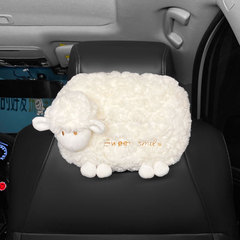 ネットの赤いかわいい羊の車のティッシュの箱の車内の軽くて豪華な高級感の装飾用品は車のティッシュの箱を飾ります。