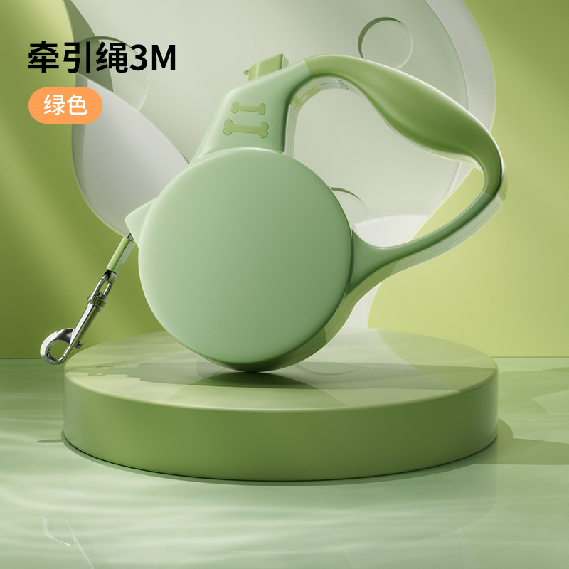 Correa retráctil automática para perros, cuerda para pasear perros pequeños y medianos, arnés para perros y gatos, cadena para cachorros Teddy, venta al por mayor transfronteriza