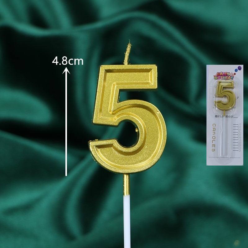 50 velas digitales de oro para el pastel de cumpleaños en caja independiente plata curva decoración de mesa de postres