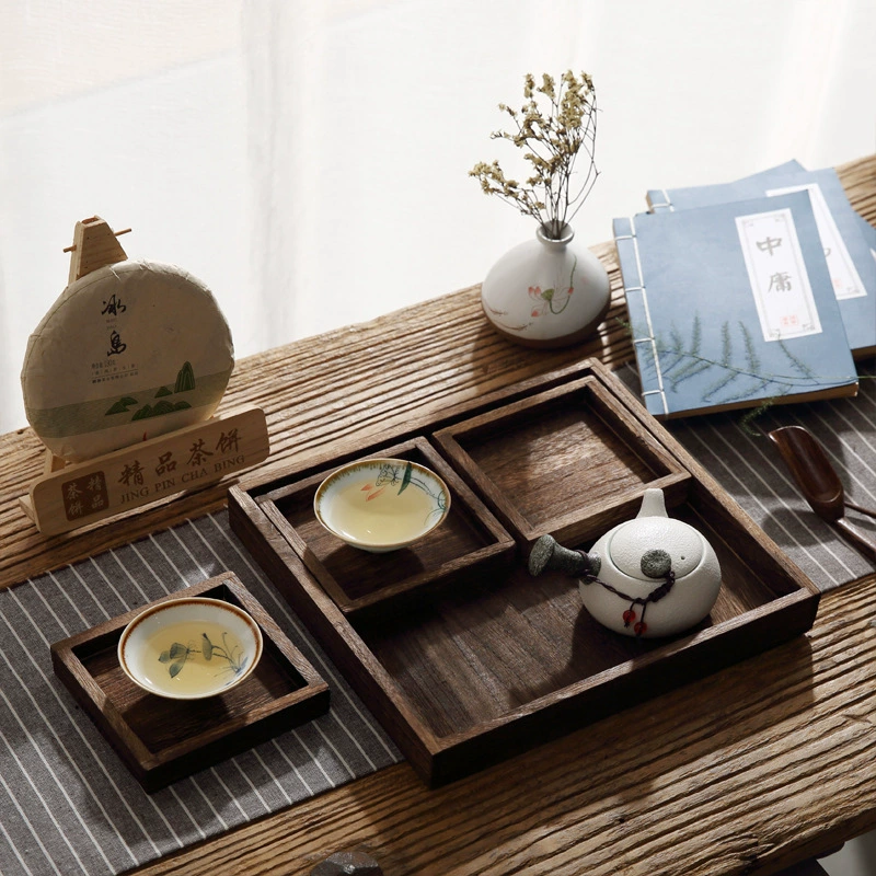 Japanese creative rectangular tea set for hotel