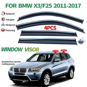 Suitable for Bmw X3 Rain Shield, Rain Visor, Bmw X3 F25 2011-2017 Window Visor