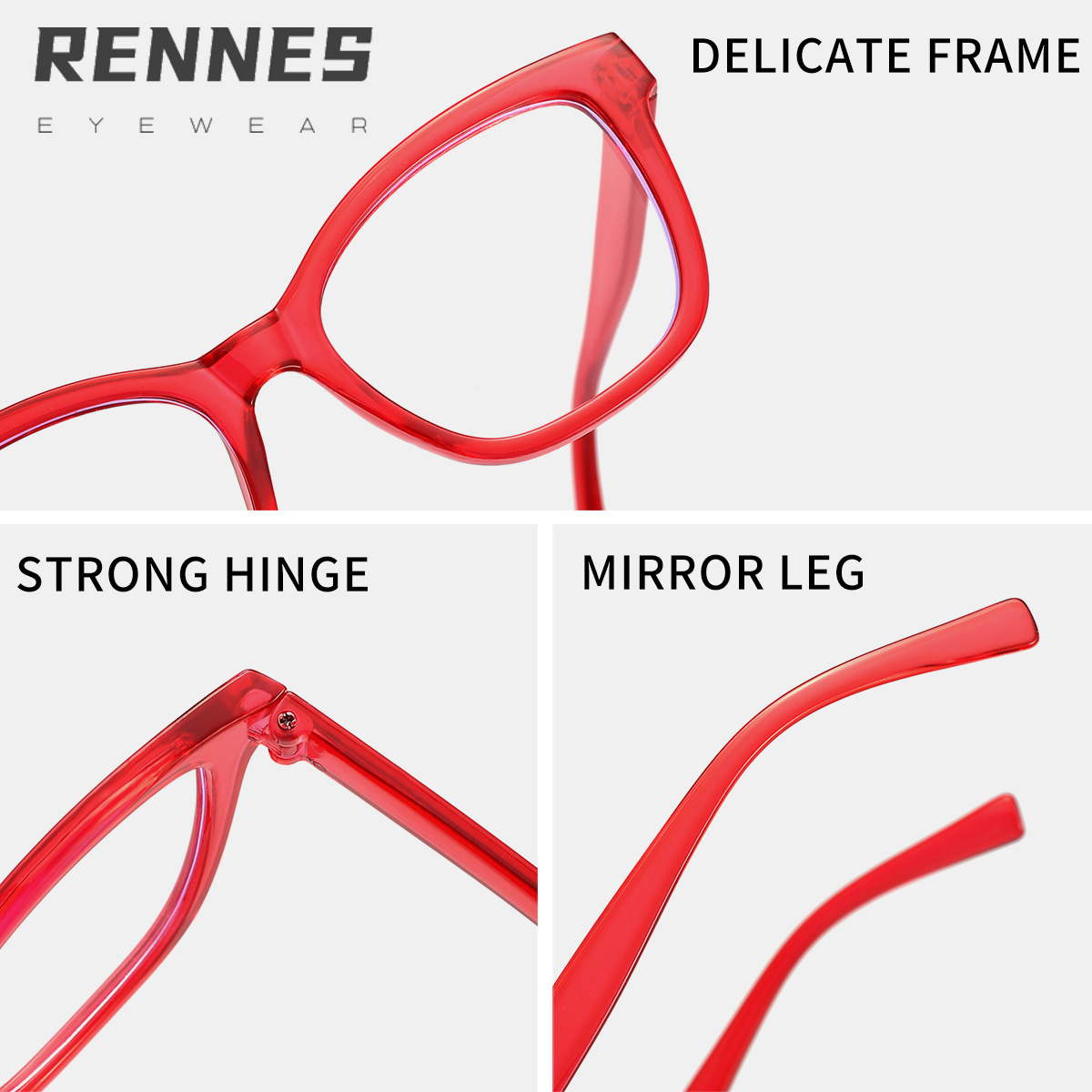 2024 nuevo dopamina color a juego caja cara pequeña luz anti-azul gafas Moda miopía marco gafas