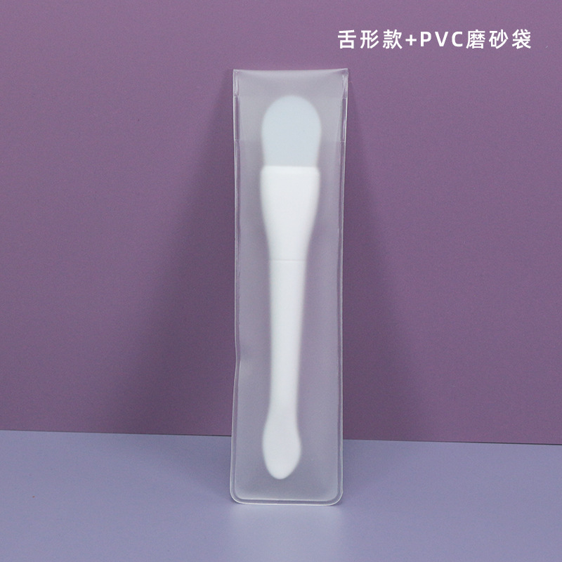 Fish tail spoon white tongue shape pvc pack
