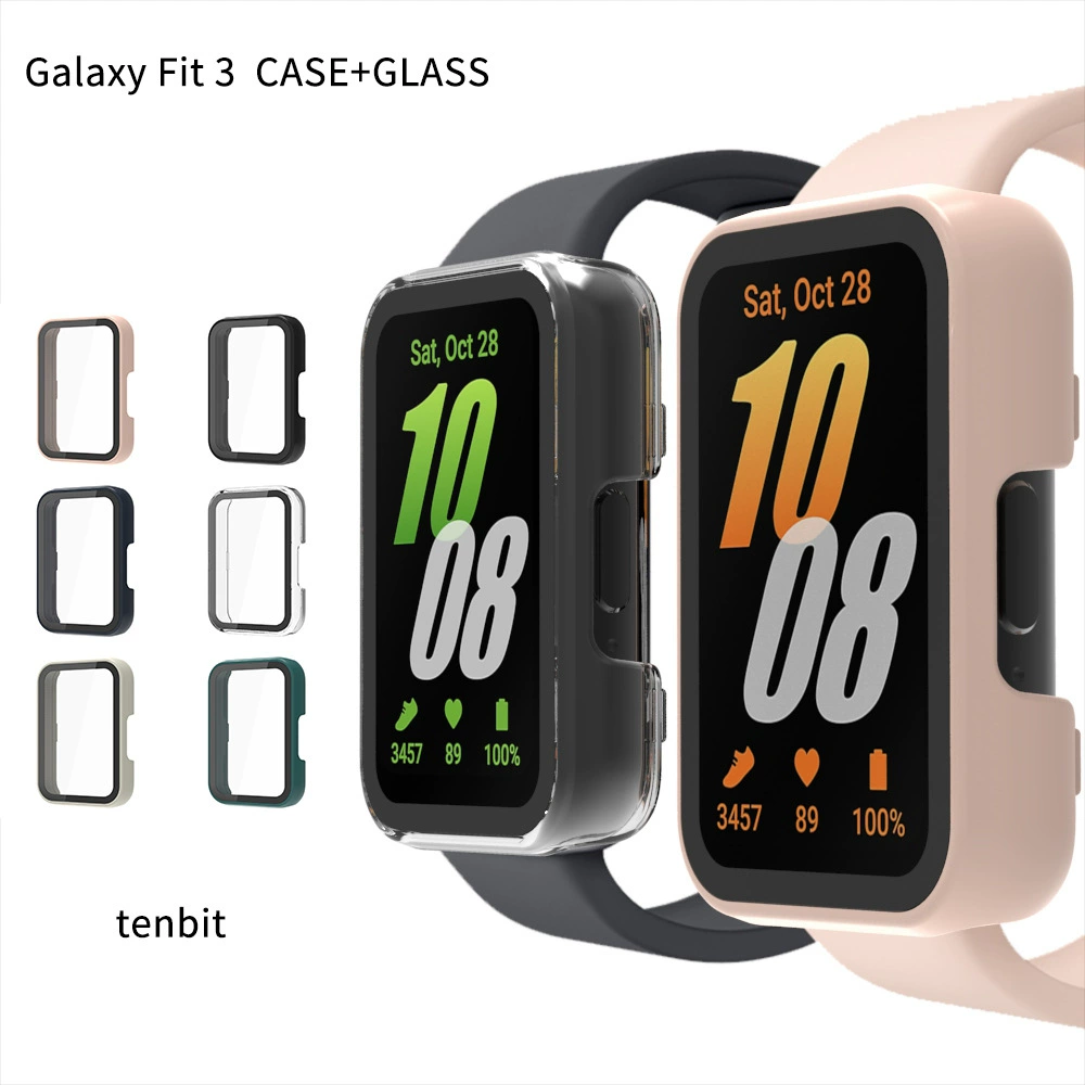 Samsung Galaxy Fit3 защитный чехол для Samsung Watch PC + Встроенный корпус из закаленного стекла
