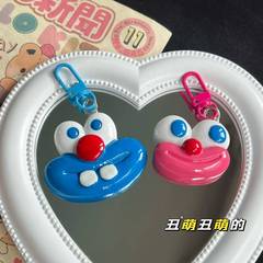 搞怪香腸嘴鑰匙扣ins可愛卡通少女書包掛件禮物公仔ins掛飾配飾