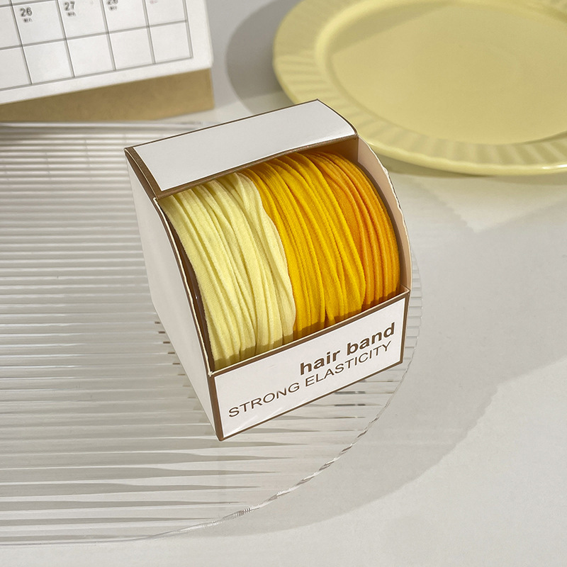 No apretado el pelo de alta elástica de goma duradera cuerda de pelo de la cola de caballo femenina tocado Corea del Sur ins simple banda de pelo cuerda de pelo