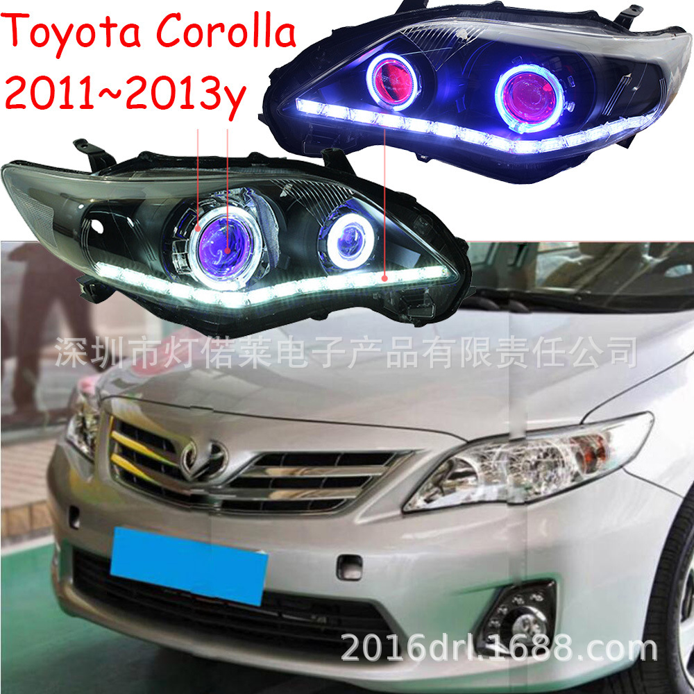 Toyota Corolla 2011-2013 üçün ön fara və duman farı dəsti