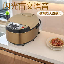 适老化盲文语音闪光电饭煲无障碍电器盲人电饭锅盲文智能电饭煲