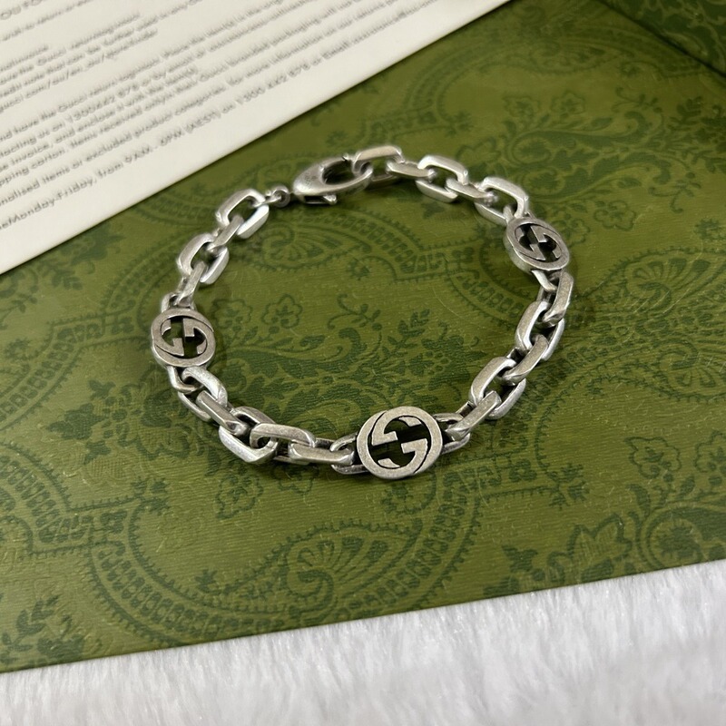 Source manufacturers 925 silver ancient home 3G bracelet for men and women with niche simple bracelet trend fashion OL bracelet Source manufacturers 925 silver ancient home 3G bracelet for men and women with niche simple bracelet trend fashion OL bracelet
