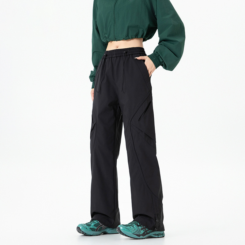 啄木鸟工装裤女2025新款秋防水速干运动工装裤户外徒步登山冲锋裤|undefined