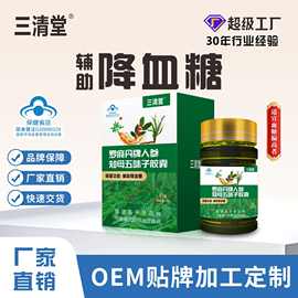单瓶装人参桑叶知母五味子辅助降血糖中老年人调节血糖平衡保健品