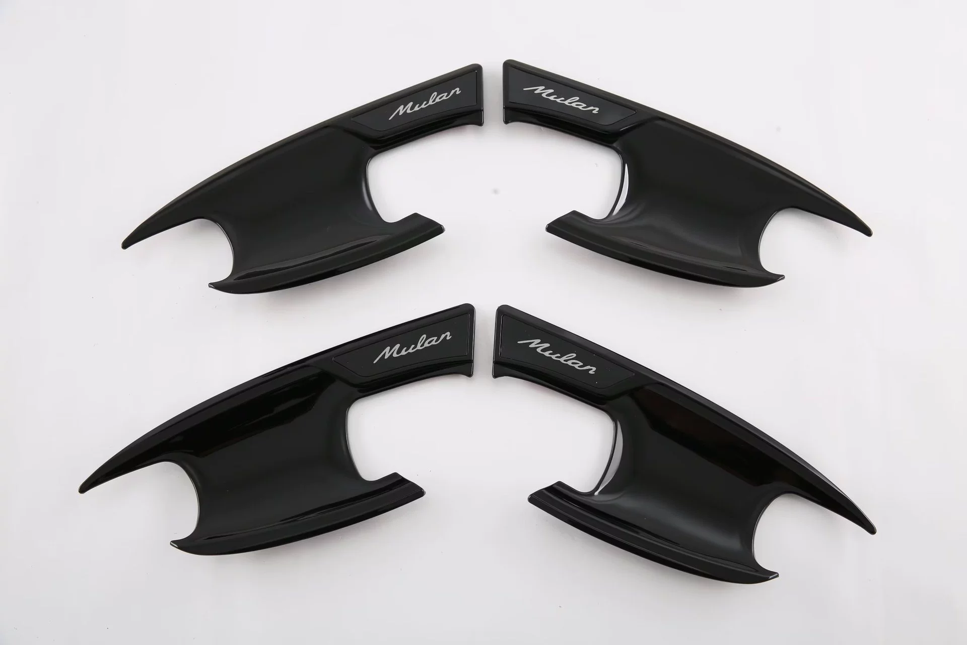 Suitable for MG4 EV (MG Mulan) door bowl modification, carbon fiber pattern decorative sticker, ABS material