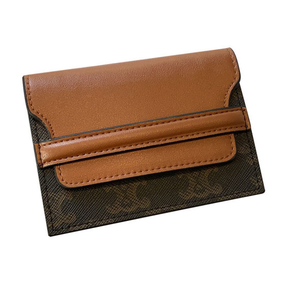 2023 new card holder women's small card holder multi-card position Arc de Triomphe fashion wallet high-end exquisite anti-degaussing