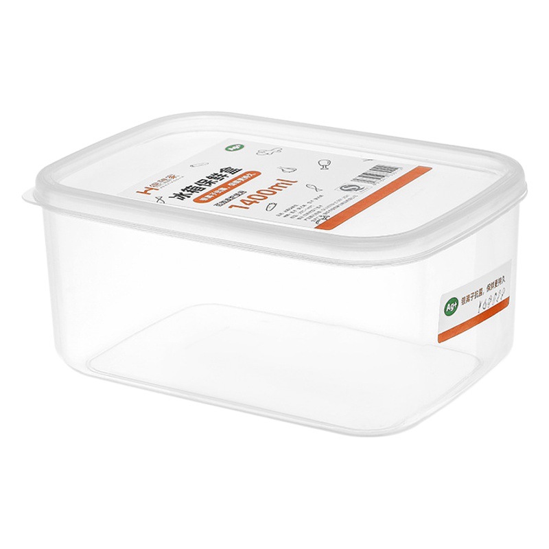 [Refrigerador espesado crisper] alimentos para el hogar apilados Caja Sellada cocina fruta y verdura huevo congelado caja de almacenamiento